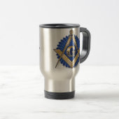 2-zijdige Masonic-Mok Reisbeker (Voorkant rechts)