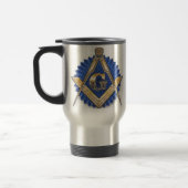 2-zijdige Masonic-Mok Reisbeker (Links)
