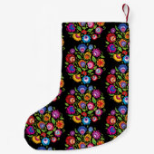 2-zijdige Poolse folklore-ronde samenstelling Kleine Kerstsok (Achterkant)