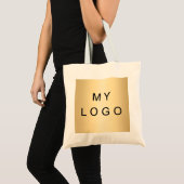 2-zijdige zakelijke logo QR-code Tote Bag (Voorkant (product))