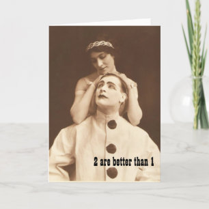 2 zijn beter dan 1 het verskaart van de Bijbel Bedankkaart
