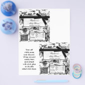 2 Zwarte heksenband met grote hershey Flyer (Enkel)