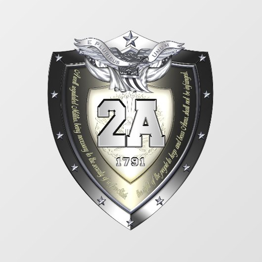 2A 1791 RAAMSTICKER (Vel)