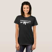 2a 2e wijziging Essential M16 AR Pro Pistool T-shirt (Voorkant volledig)