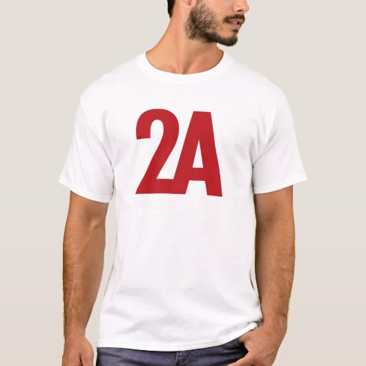 2A - 2e wijziging - rood T-shirt (Voorkant)