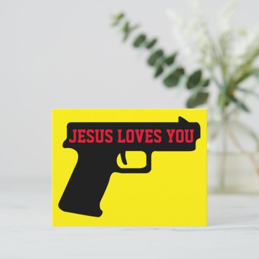 2A - JESUS VOUS AIME Carte postale (Debout devant)