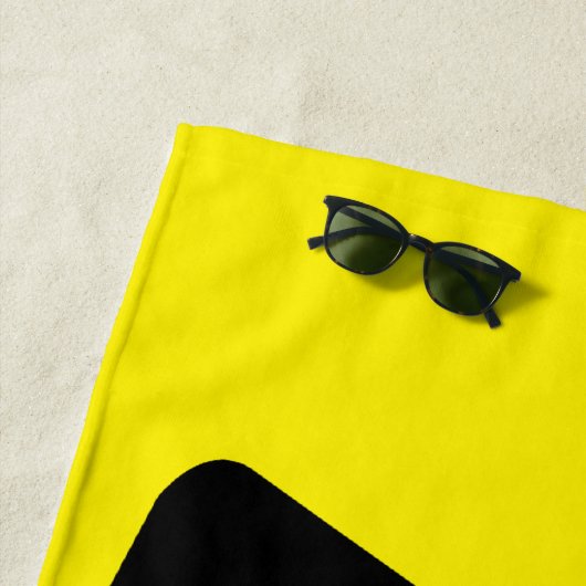 2A - JESUS VOUS AIME Serviette de plage (En situation)