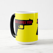 2A - JÉSUS VOUS AIME Tasse Morphing 15 Oz. (Devant gauche)