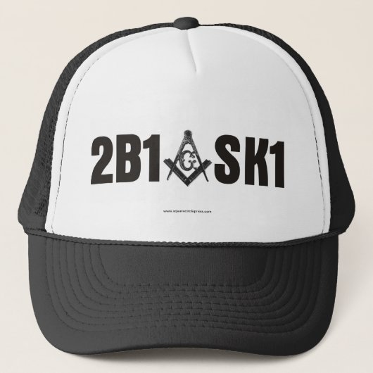 2B1ASK1 - Masonic Trucker Hat Trucker Pet (Voorkant)