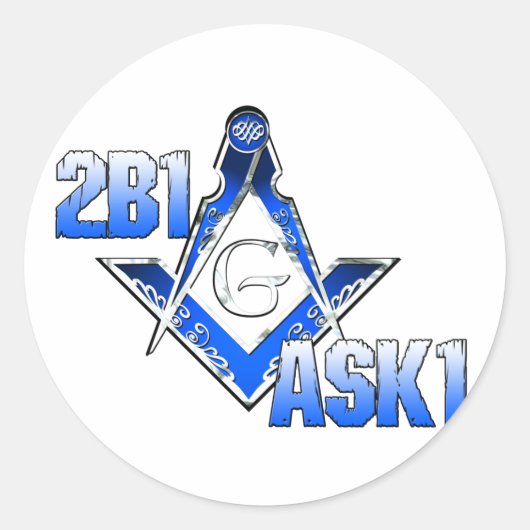 2B1ASK1 RONDE STICKER (Voorkant)