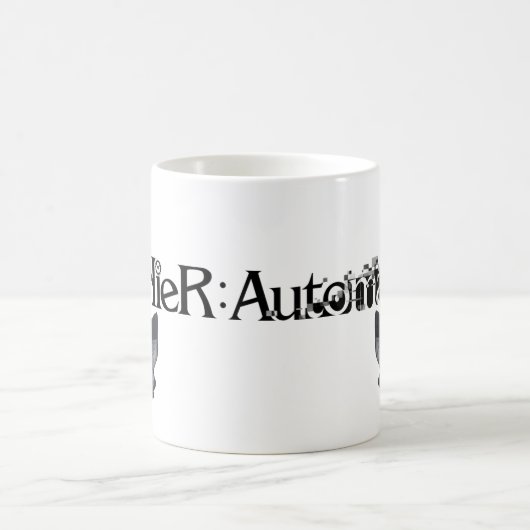2B Nier Automata Blanc brillant Mug (Centre)