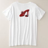 #2Coccinelle double face pour femmes de grande tai (Design dos)