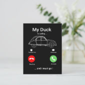 2CV Deux Chevaux Funny Smartphone Briefkaart (Staand voorkant)