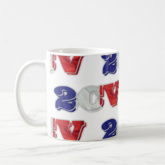 2CV Deux Chevaux Rood Wit Blauw Franse vlag Koffiemok