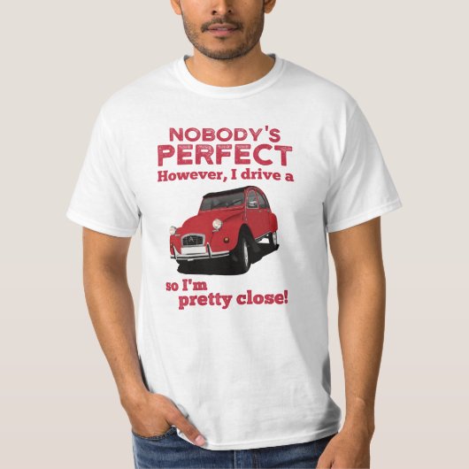 2CV - Het leven is te kort voor T-shirt (Voorkant)