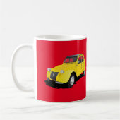 2CV jaune - mug DIY (Gauche)