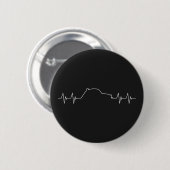 2CV Oldtimer Auto Hartslag Pulse Frequency Ronde Button 5,7 Cm (Voorkant /achterkant)