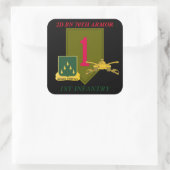 2D BN 70E ARMOR 1ER STICKERS D'INFANTERIE (Sac)