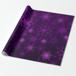 2d illustratie. Abstracte sneeuwvlokken. Heilige C Cadeaupapier
