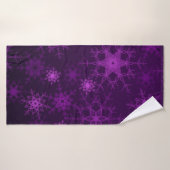 2d illustration. Abstraits flocons de neige. Saint (Serviette de bain)