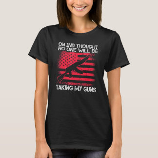 2de amendement: niemand zal mijn Pistool-Pistool o T-shirt