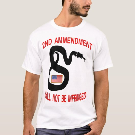2DE AMMENDMENT T-SHIRT (Voorkant)