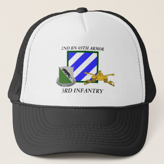 2DE BN 69E ARMOR 3RD INFANTRY DIVISION TRUCKER PET (Voorkant)