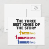 2De drie beste koningen van het verhaal Briefkaart (Voorkant / Achterkant)