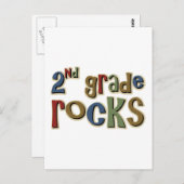 2de graad Rocks Tweede Briefkaart (Voorkant / Achterkant)
