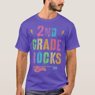 2de GRADE ROCKS Student leraar SECOND Grader Rock T-shirt