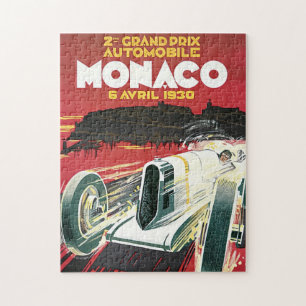 2de grote prijs Automobile de Monaco Legpuzzel