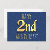 2de Jubileum Feestdagenkaart (Voorkant / Achterkant)