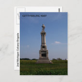 2DE MICHIGAN CALVARY BRIGADE BRIEFKAART (Voorkant / Achterkant)