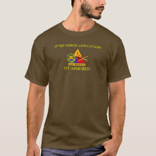 2DE SQUADRON 13DE CAVALRY 1ST GEARMOREERD SHIRT