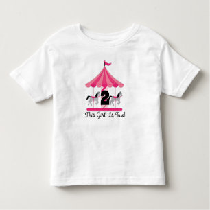 2de verjaardag: Carousel Girls Ruffled Tee Shirt