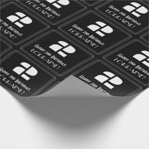 2de verjaardag: Kunst Deco Geïnspireerde kijk 2 &  Cadeaupapier