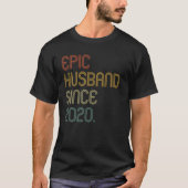 2de weddenschap Jubileum epische echtgenoot sinds T-shirt (Voorkant)