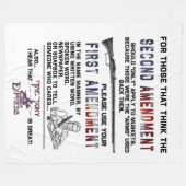 2de wijziging Fleece Blanket (Voorkant (Horizontaal))