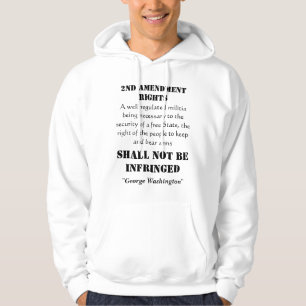 2de wijziging Mannen Hoodie