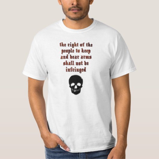 2de wijziging Rechten T-shirt (Voorkant)
