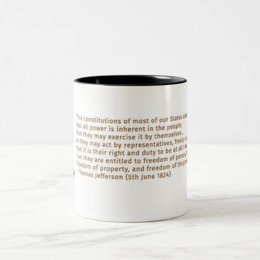 2de wijziging Thomas Jefferson Mok stichtende vade (Center)