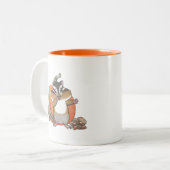 2designs Cute Chipmunk Squirrel Halloween Mug (Devant gauche)