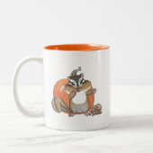 2designs Cute Chipmunk Squirrel Halloween Mug (Gauche)