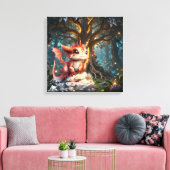 # 2Drakenwereld Canvas Afdruk (Insitu (Woonkamer))