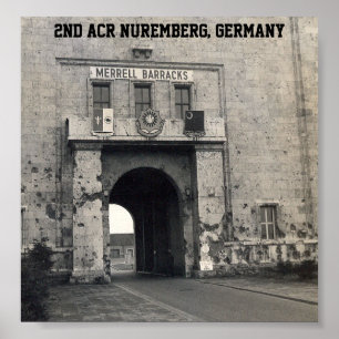 2e ACR-hoofdkwartier Nuremberg, Duitsland Poster