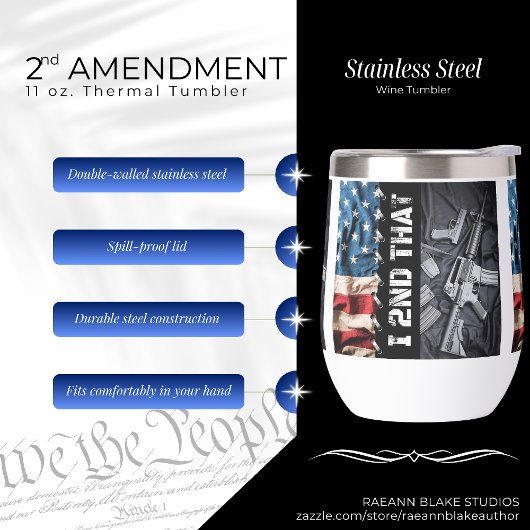 2e Amendement 330 ml thermische mok