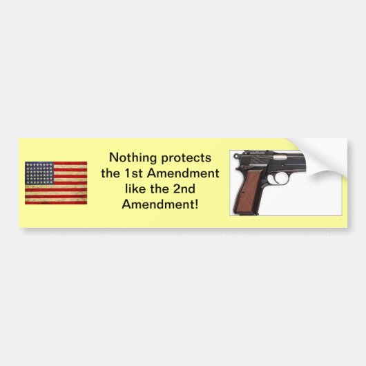 2e Amendement Bumpersticker (Voorkant)