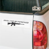 2e Amendement Bumpersticker - AR-15 (Op Truck)