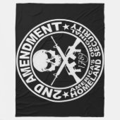 2e AMENDEMENT Fleece Deken (Voorkant)