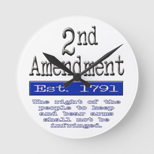 2e amendement ronde klok (Voorkant)